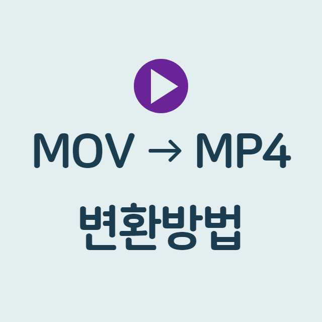 어도비 MOV MP4 변환