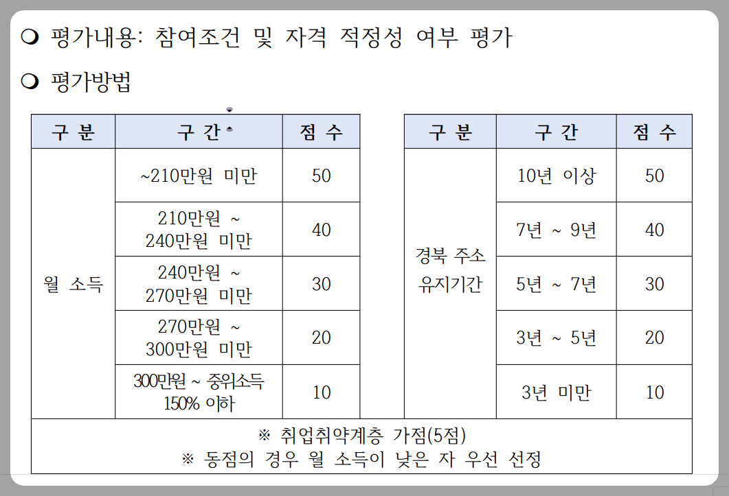 평가방법