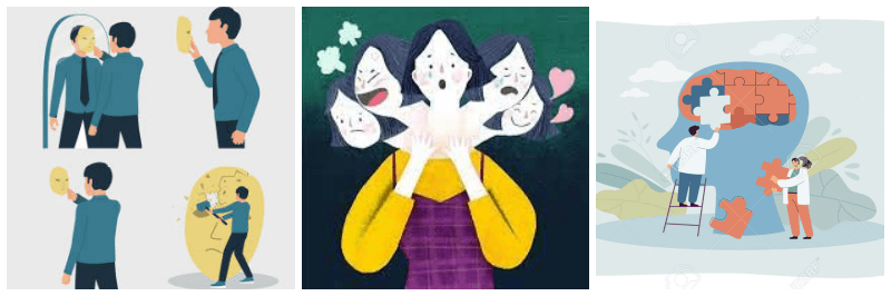 경계선 성격장애 일러스트 3개