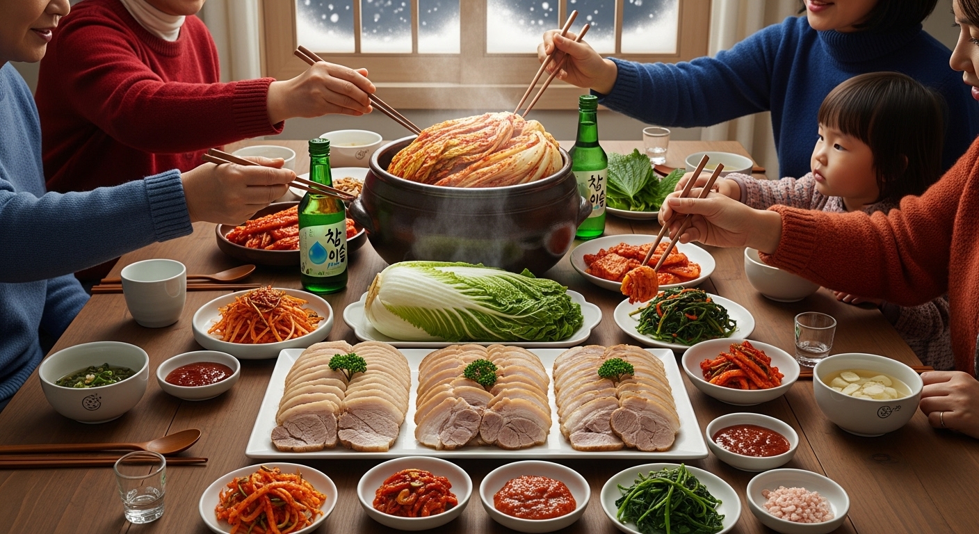 김장김치에 삼겹살 vs 목살 vs 앞다리살