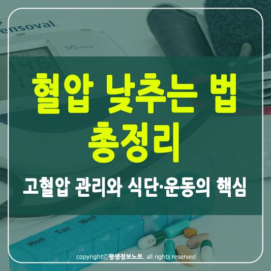 혈압 낮추는 법 썸네일