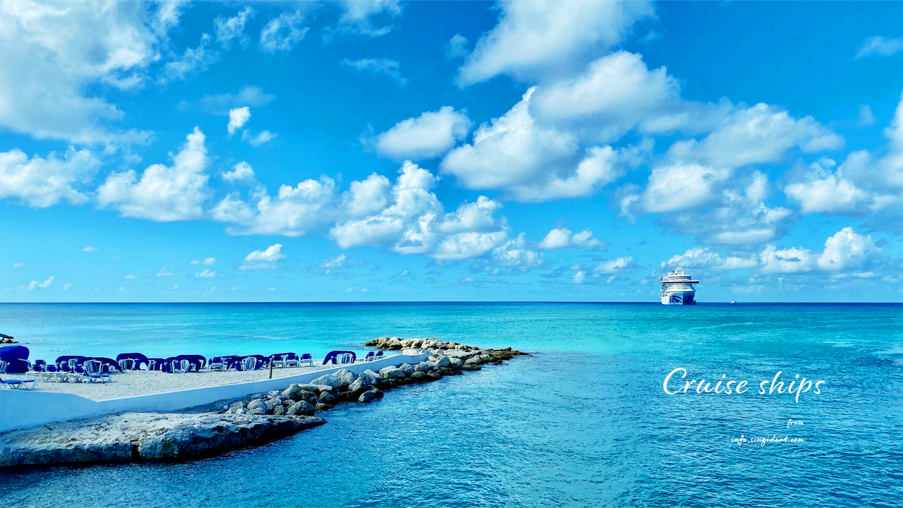 05 유람선과 구름 C - Cruise ships 여름배경화면