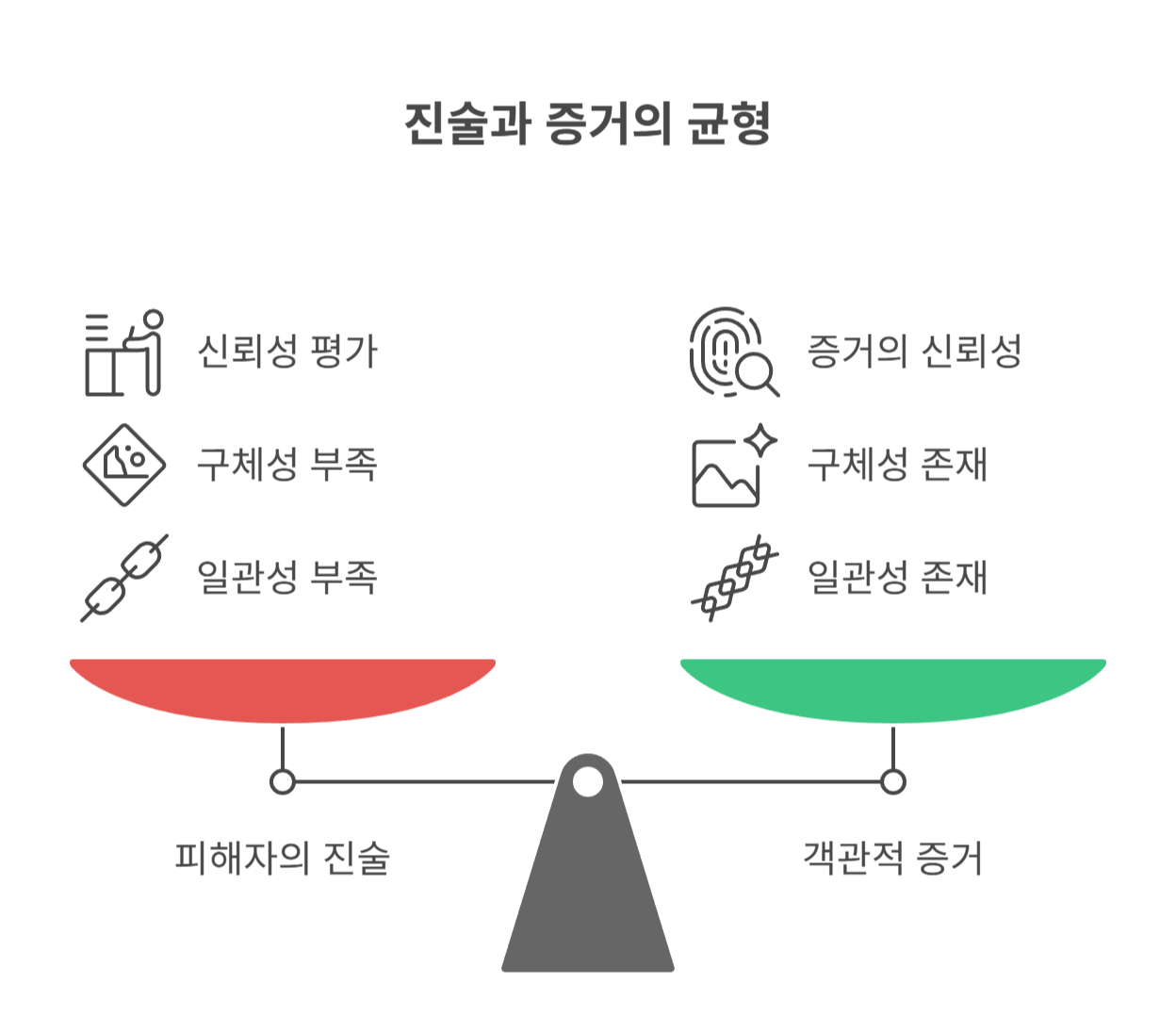 법원의 판례와 실제 무죄 사례들
