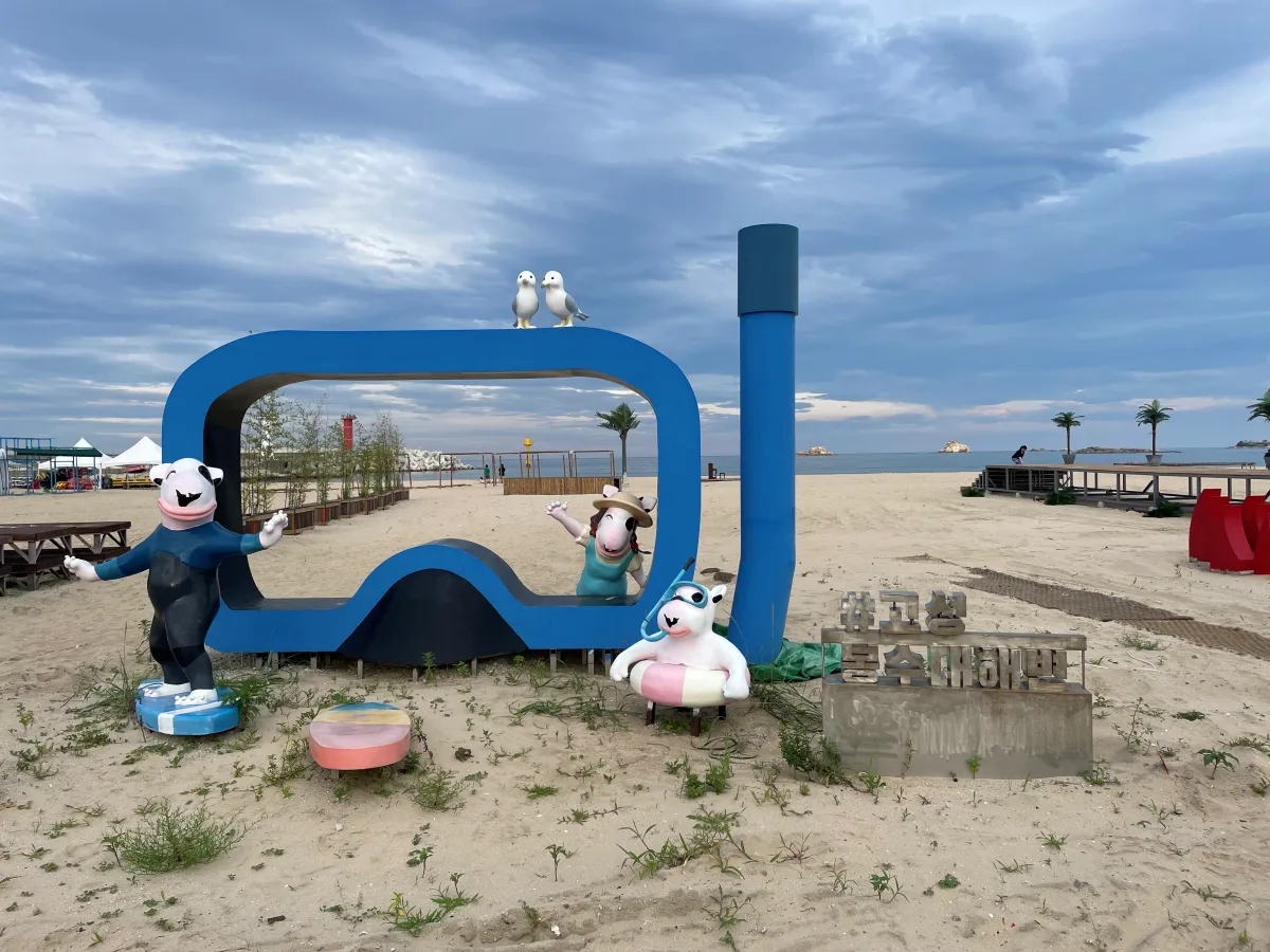 강원도-고성-봉수대-해수욕장-캠핑장-원더비치|바다뷰-캠핑장에서-놀며-스노클링-하기