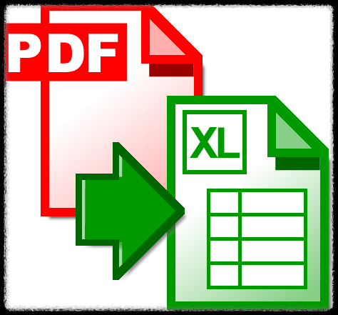 PDF 엑셀 변환