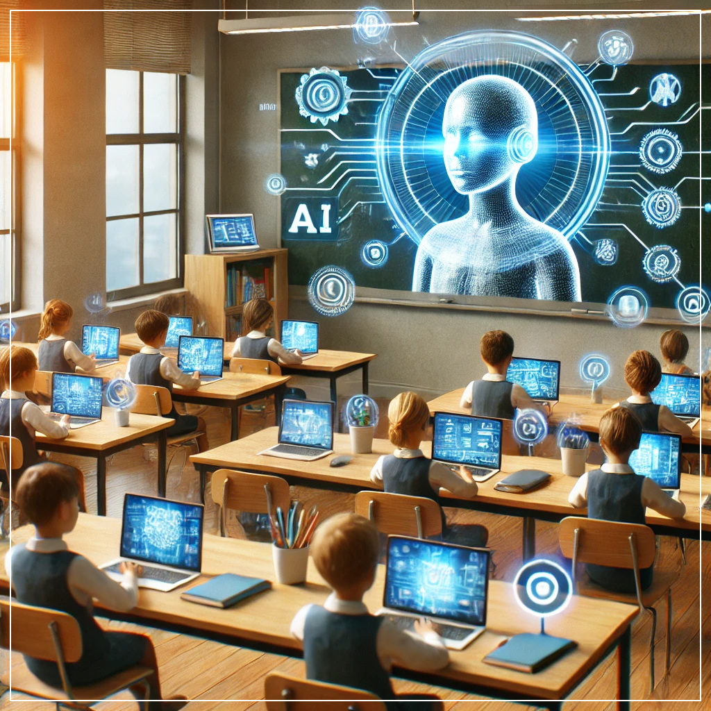 AI가 학습을 개인화하는 교실의 모습