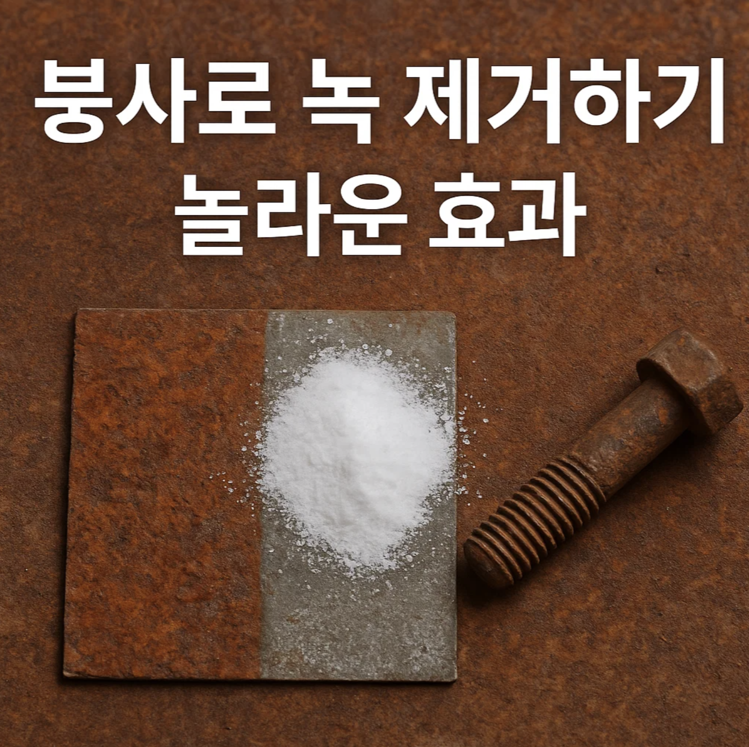 붕사로 녹 제거하기, 놀라운 효과