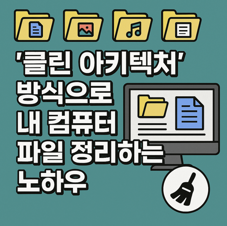'클린 아키텍처' 방식으로 내 컴퓨터 파일 정리하는 노하우