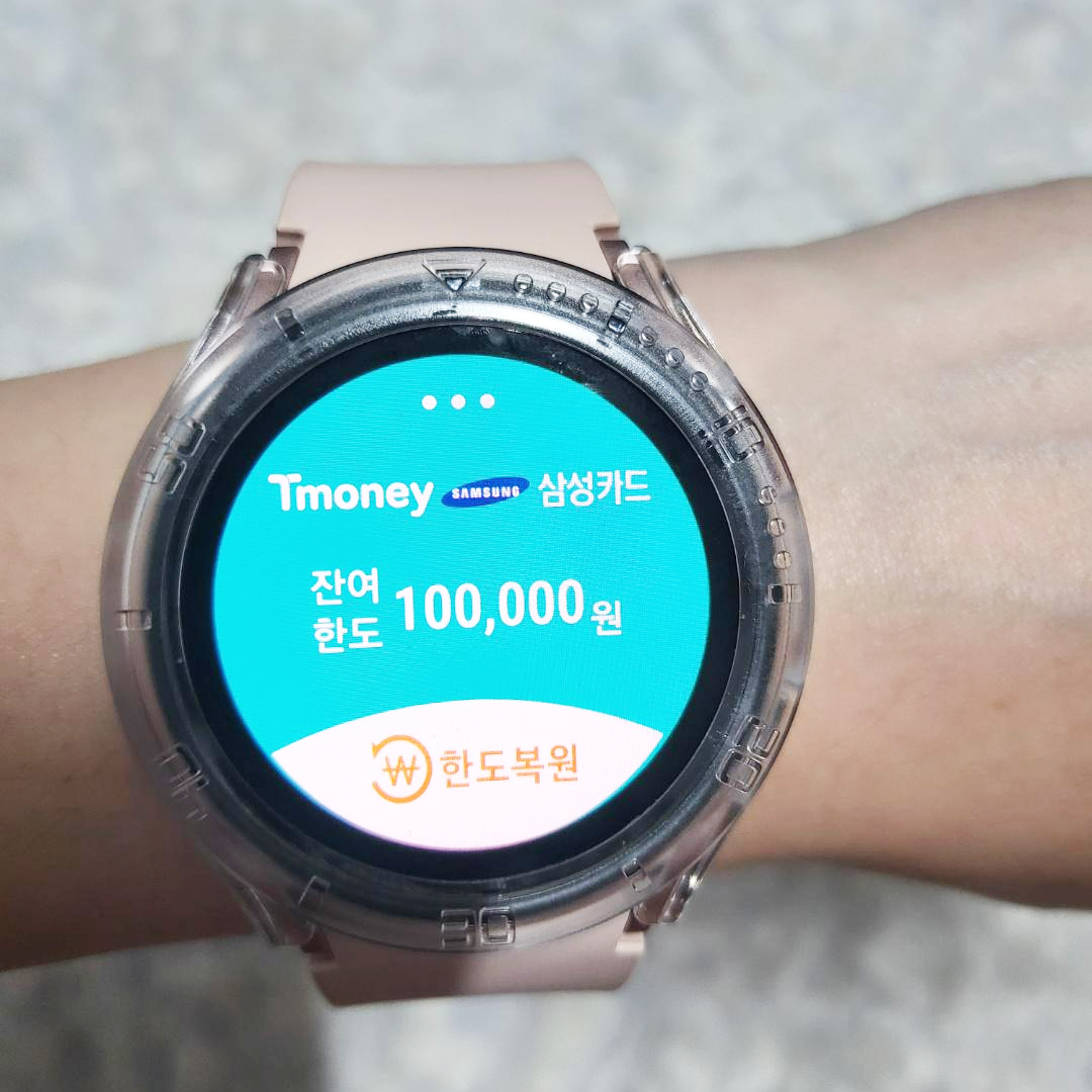 갤럭시워치4 티머니
