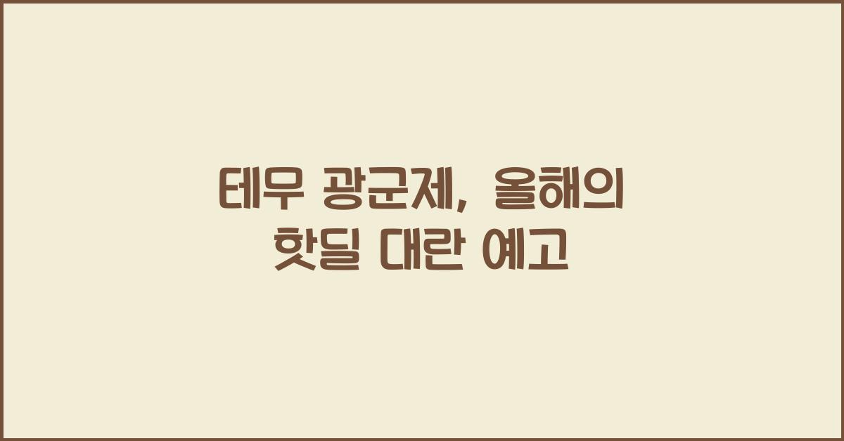 테무 광군제