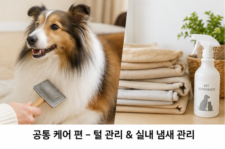반려동물 냄새 환절기 케어
