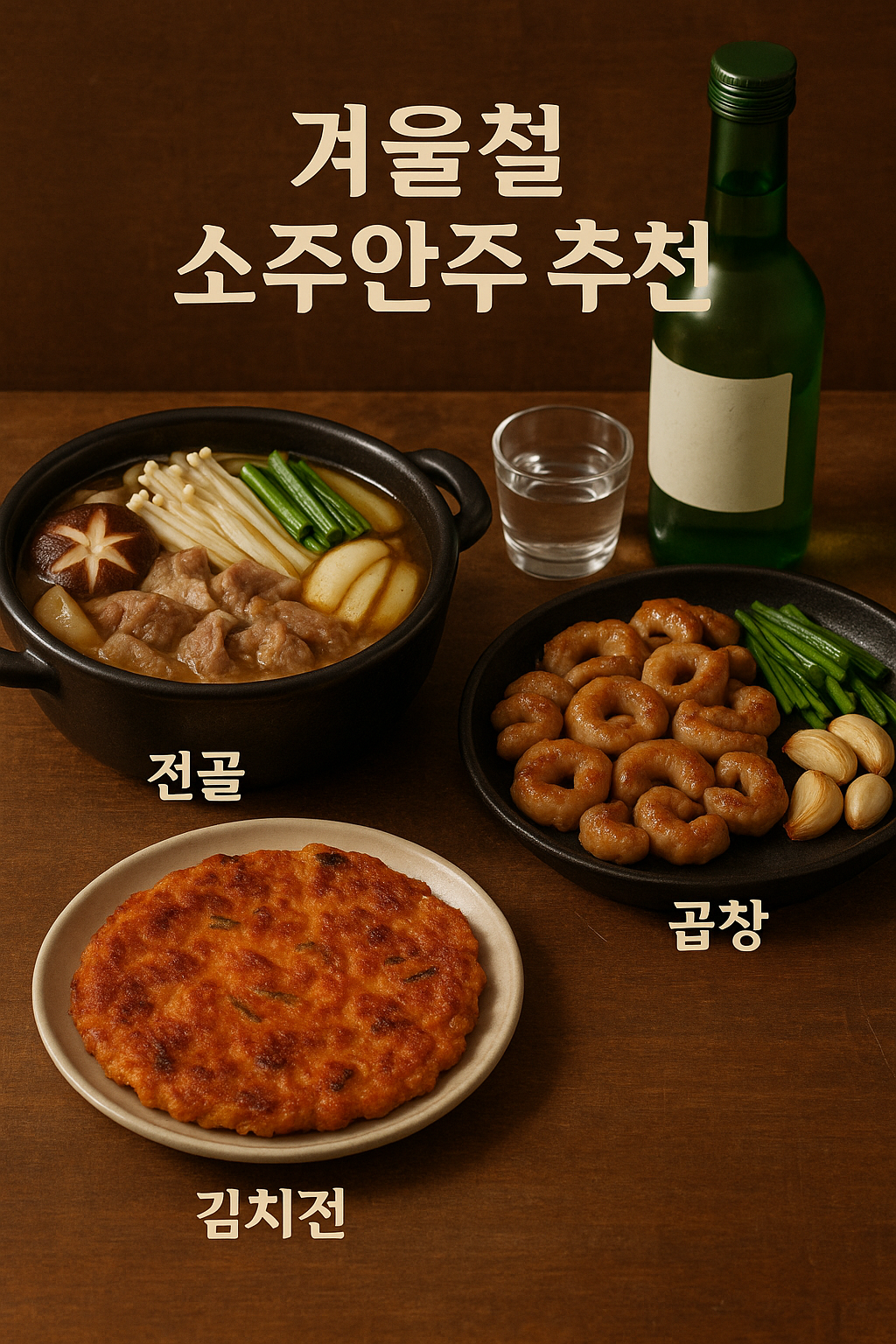 겨울철 소주안주 추천