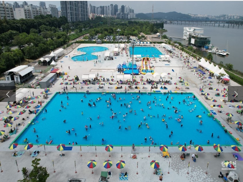 한강수영장 개장