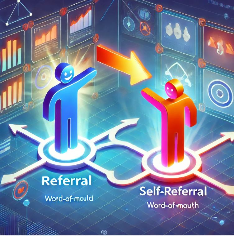 레퍼럴과 셀퍼럴의 이미지