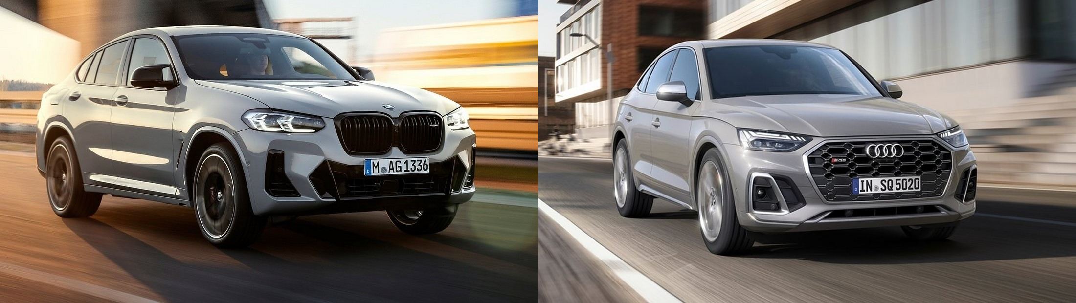 BMW X4 M40i, 아우디 SQ5 스포트백