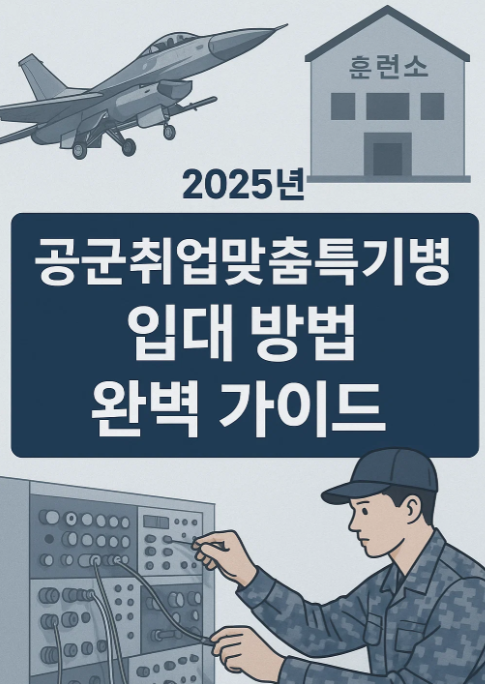 대한민국 공군 취업맞춤특기병 입대 방법 완벽 가이드