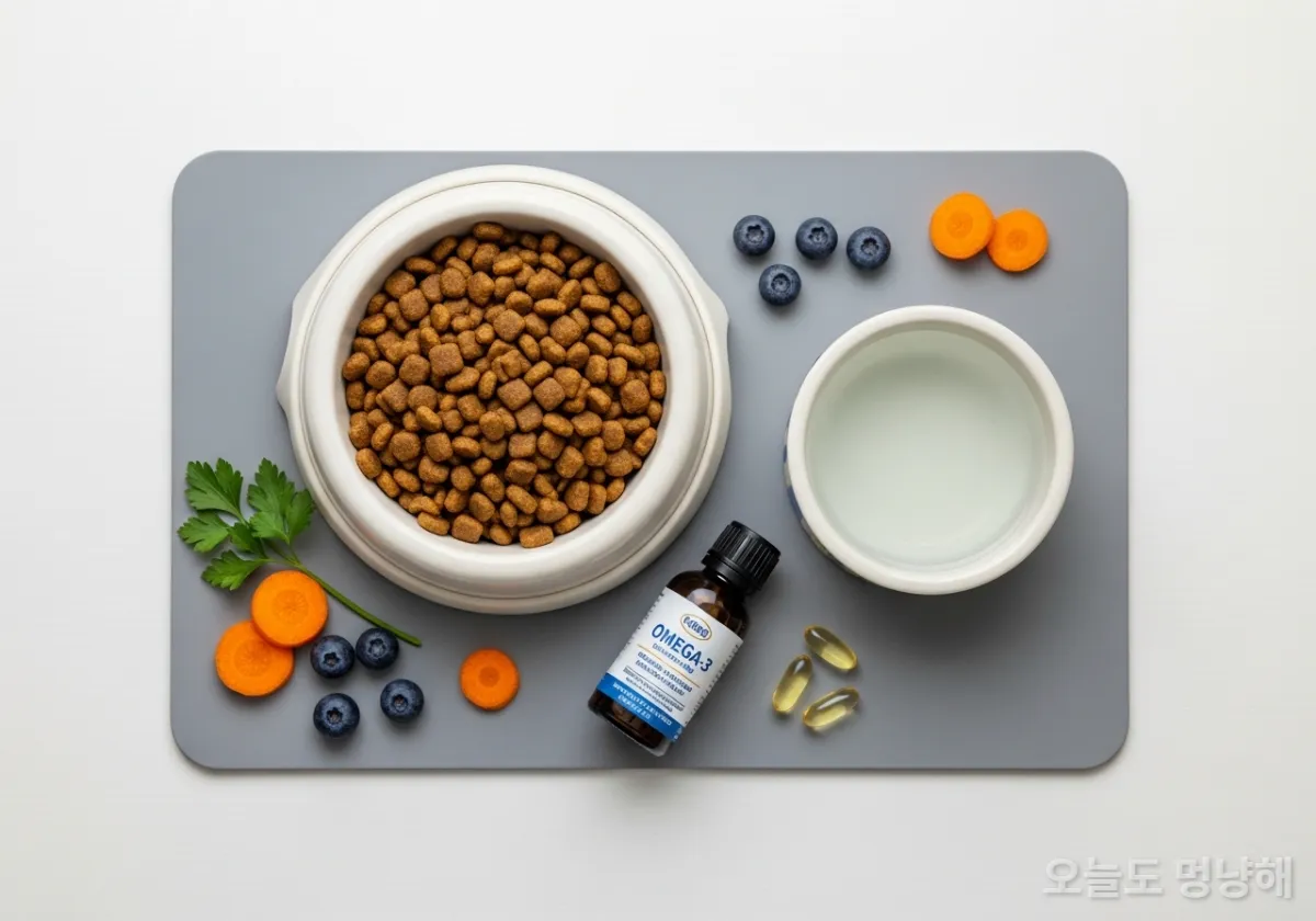 강아지 면역력 강화를 위한 건강 사료와 영양제