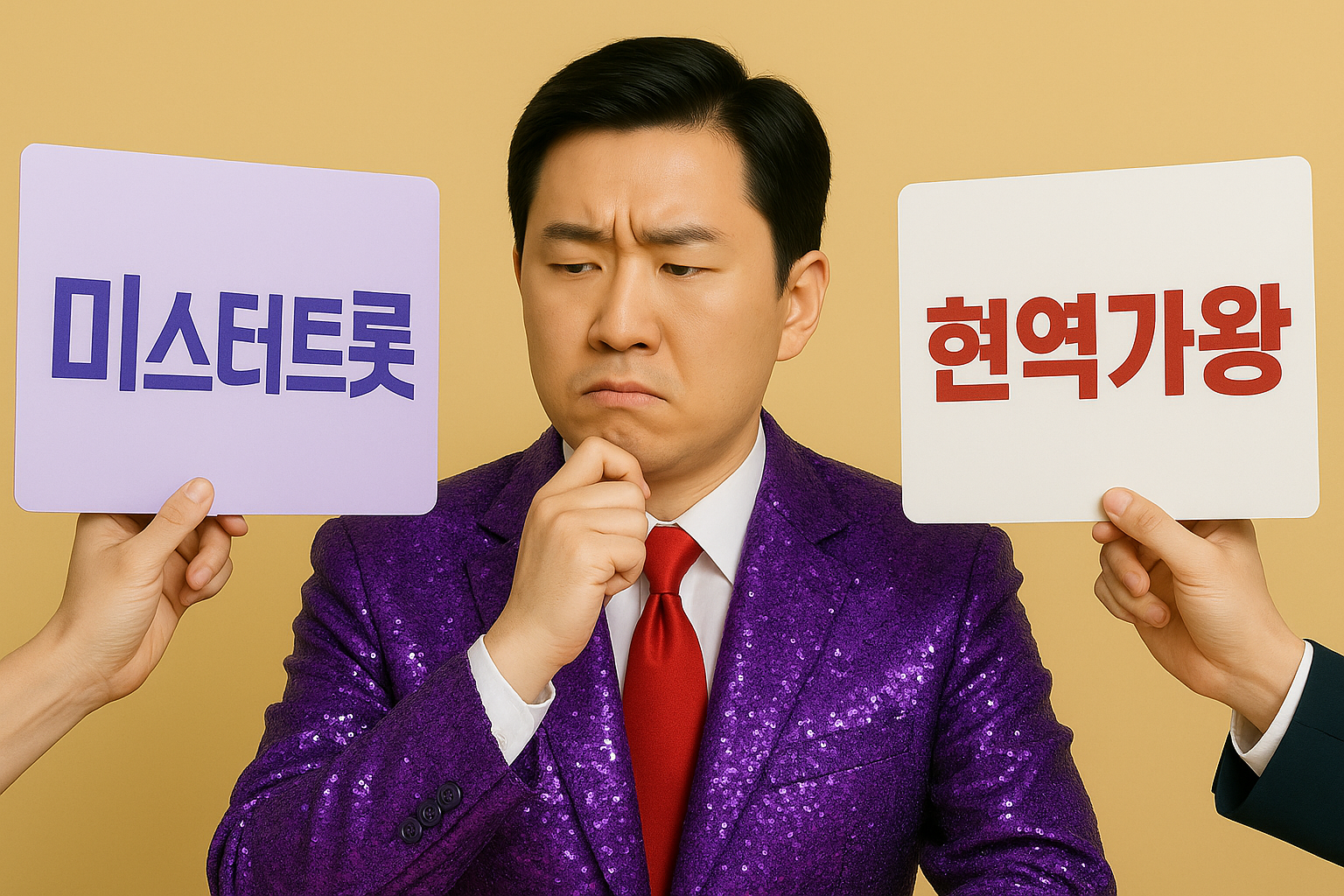 미스터트롯 현역가왕 선택