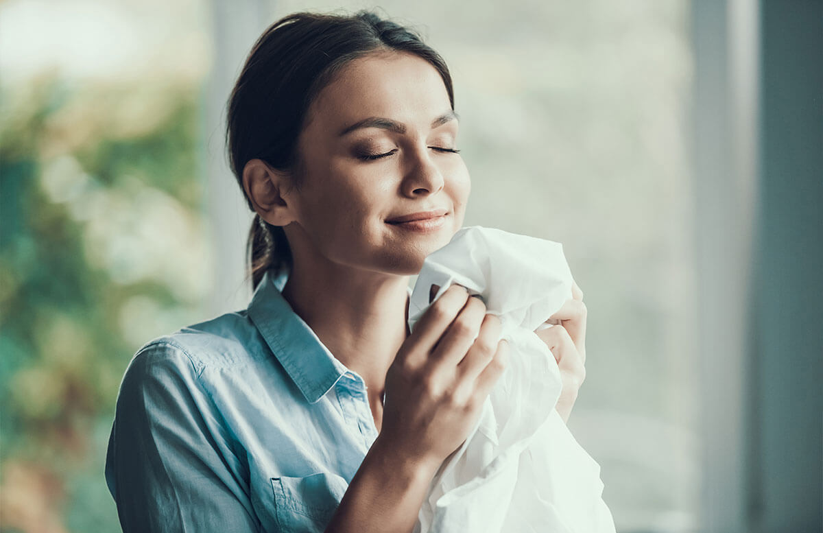 향기롭고 뽀송뽀송한 수건 