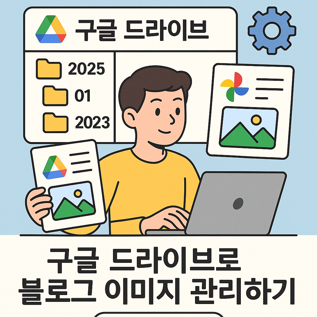 구글 드라이브로 블로그 이미지 관리하기 – 폴더 자동 정리