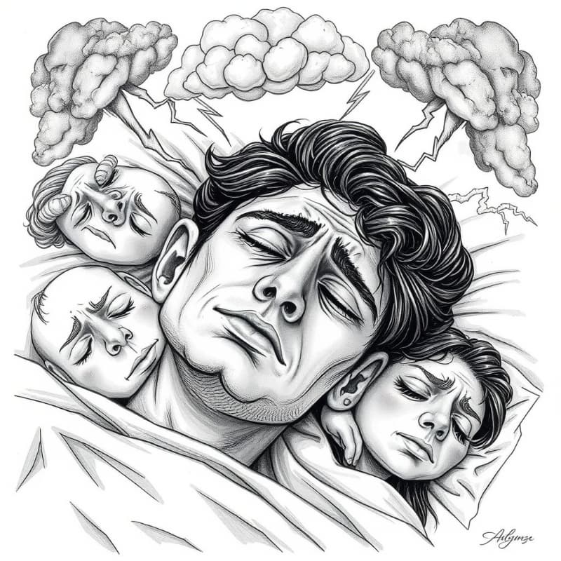 수면의 질 하락 → 면역력 약화