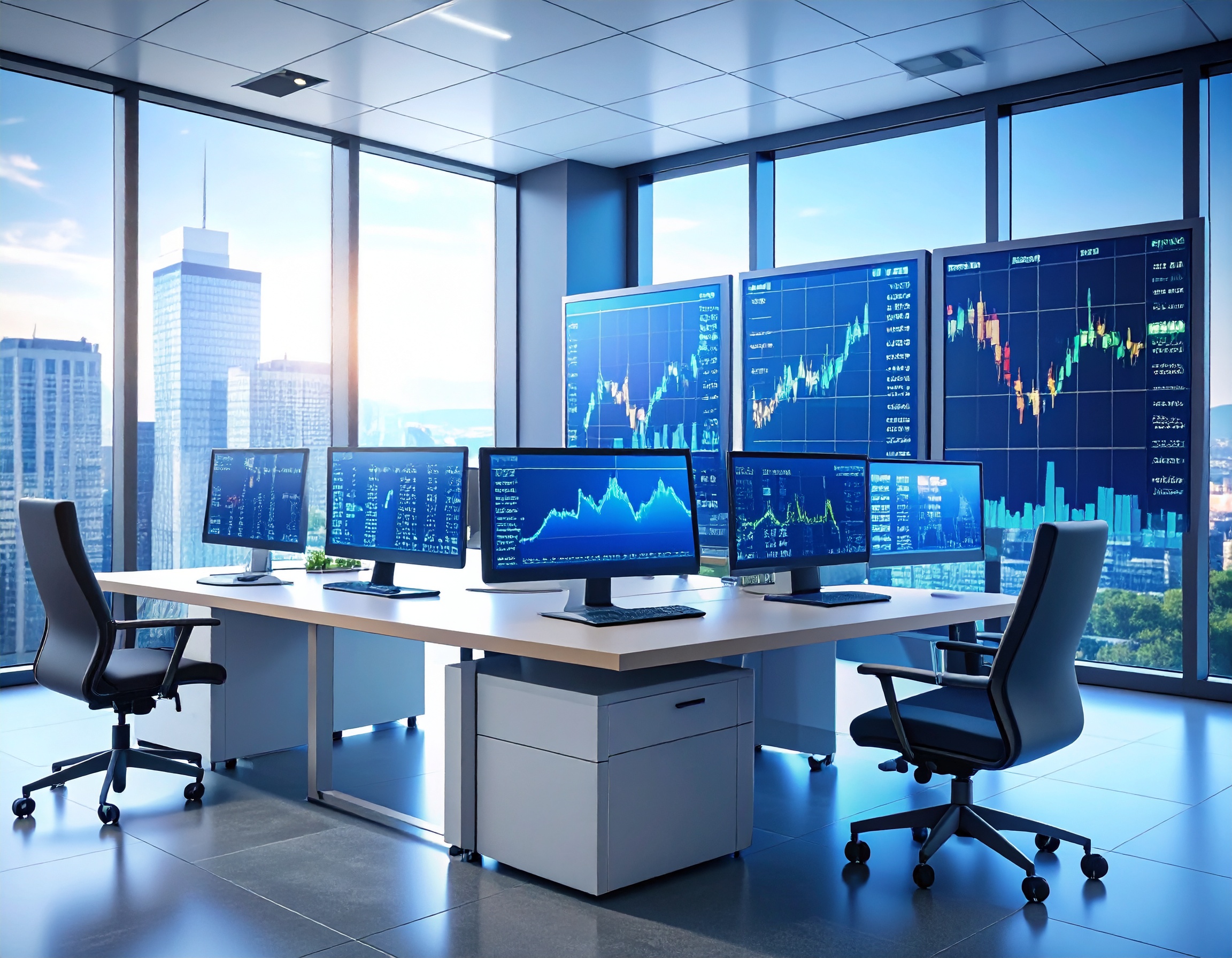 배당주 투자, 주식 투자 사무실