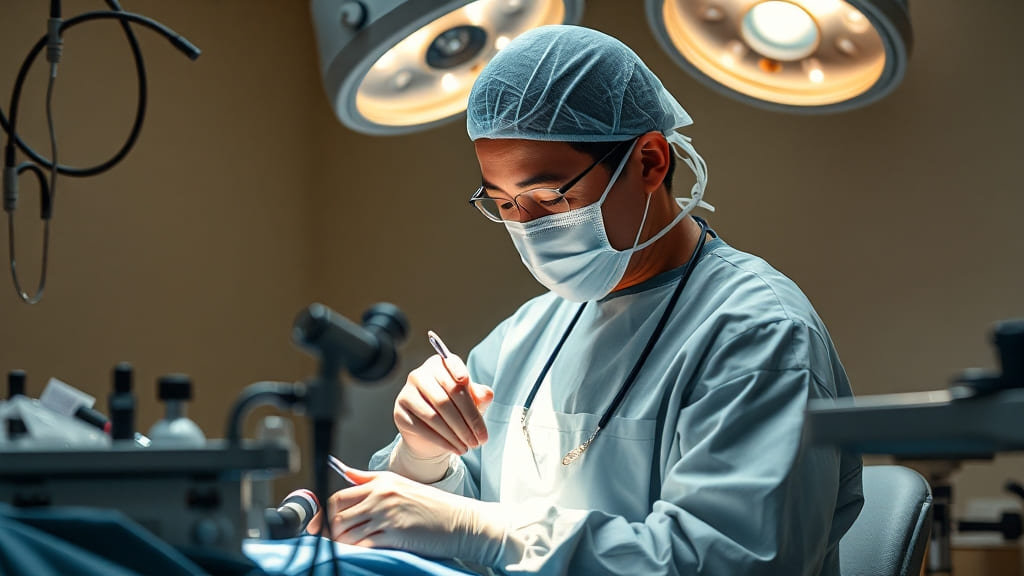 천의성과 현침살의 조화로 의사라는 직업으로 구현된 이미지