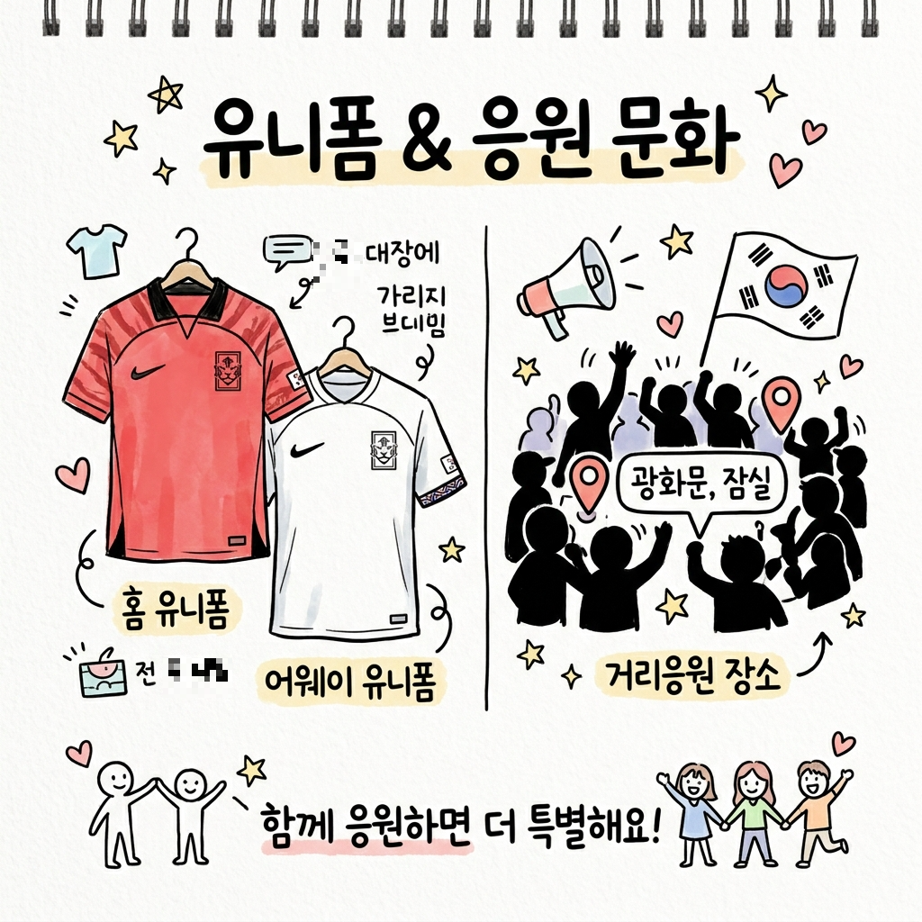 대한민국 월드컵 일정 조편성