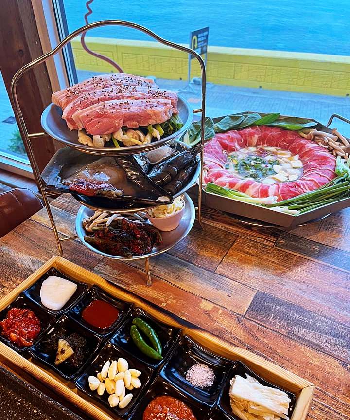 생방송오늘저녁 청국장 샤부샤부 3층 꽃 삼합 갓김치 해산물 소고기 차돌박이 거제도 거제 맛집 추천