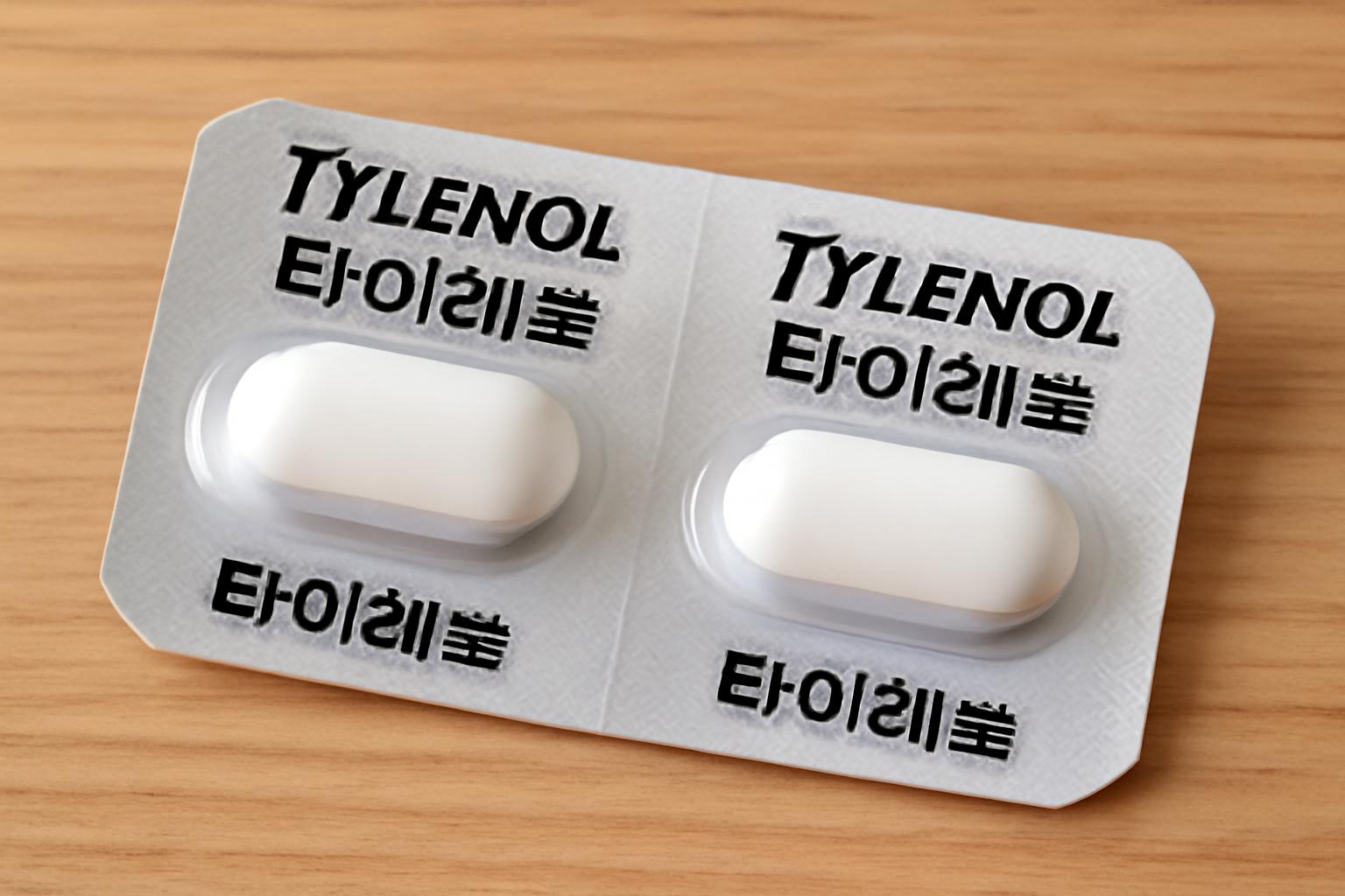 초등학생 타이레놀 2알