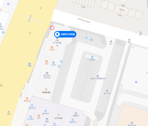 수원버스터미널 흡연장소