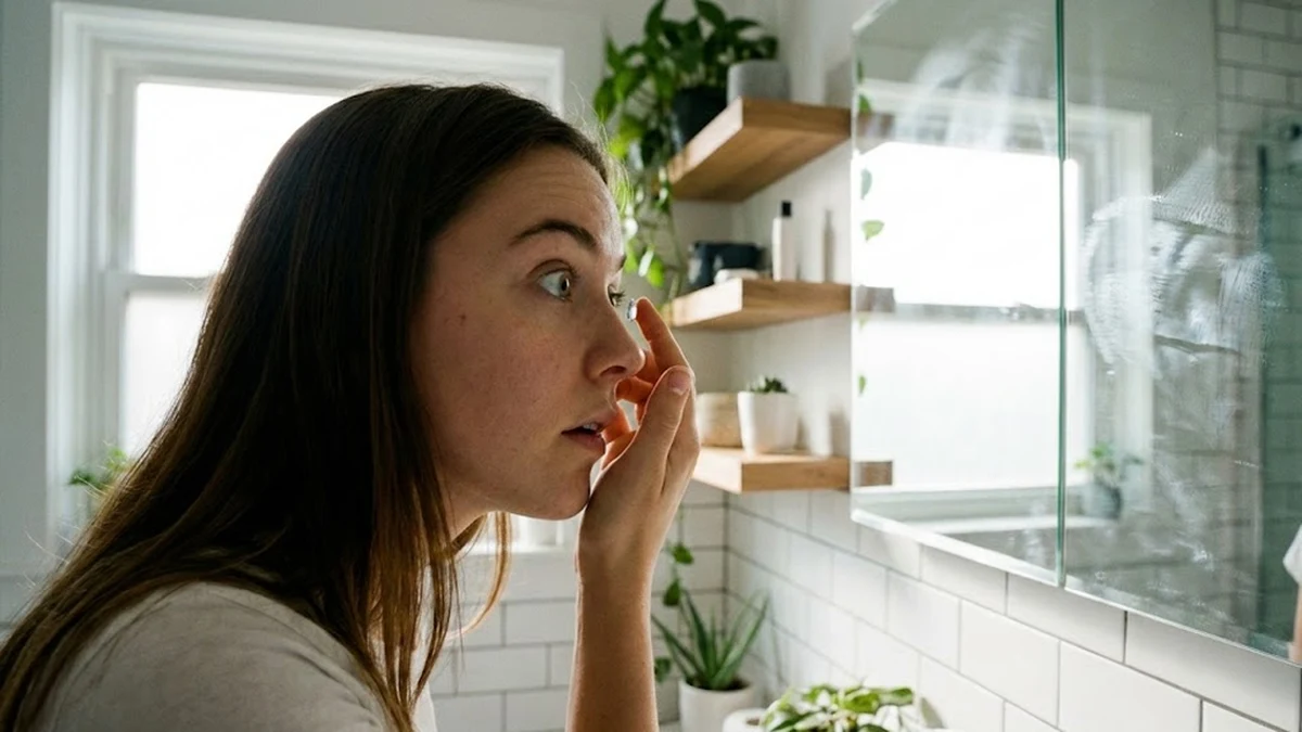 콘택트렌즈착용법