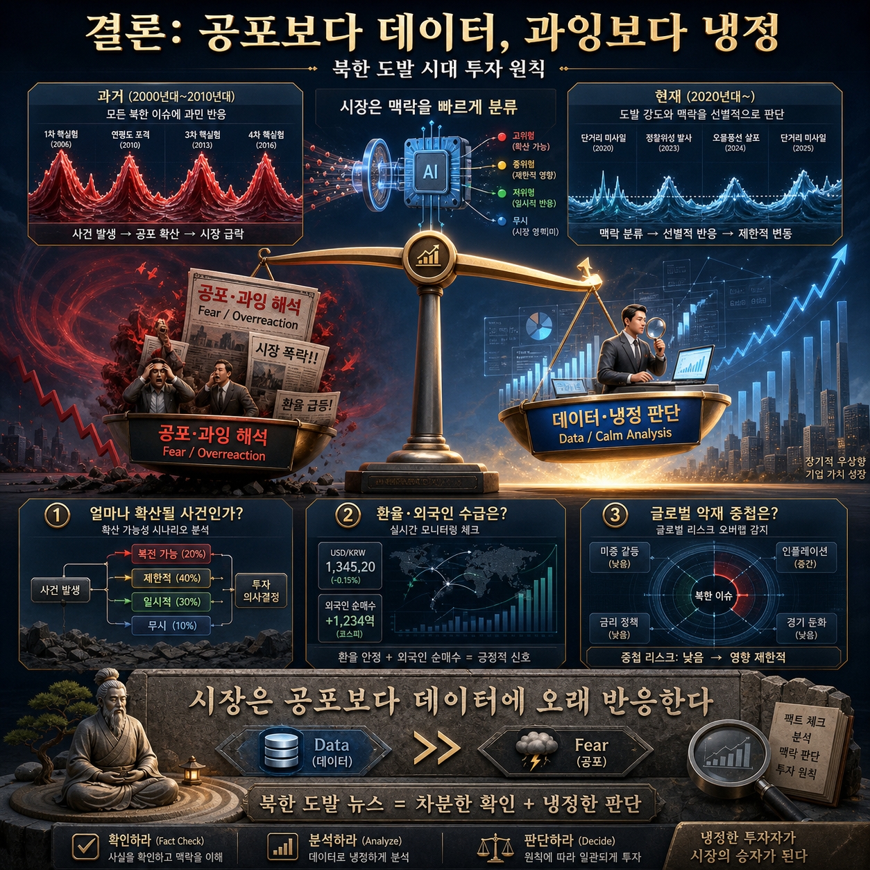 북한미사일 증시에 미치는 영향