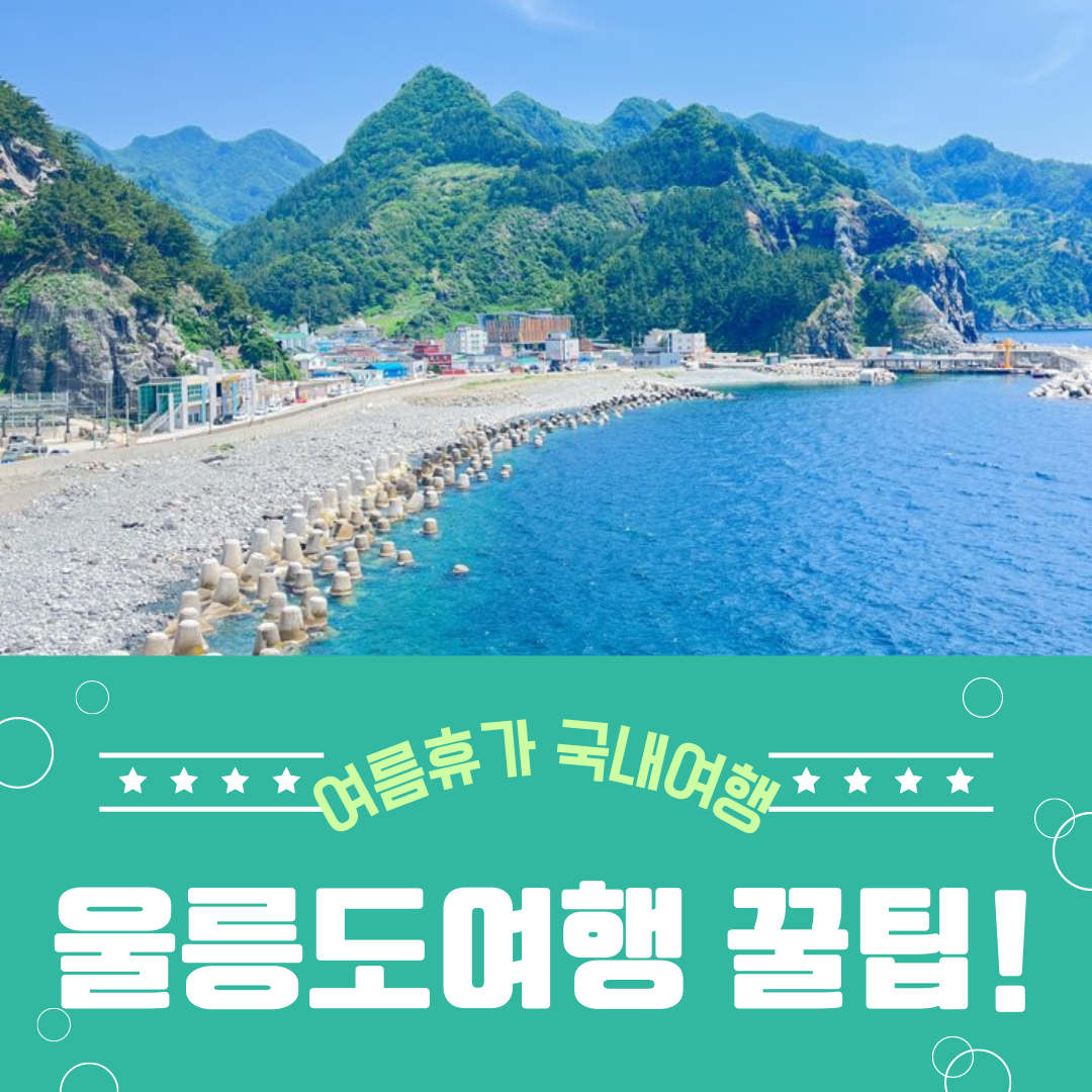 울릉도 여행 준비
