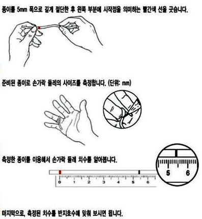 반지 치수 재는 법