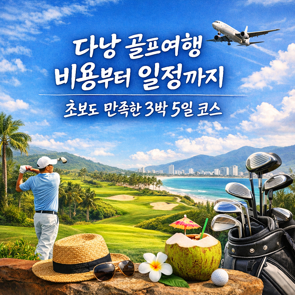다낭 골프여행 비용부터 일정까지|초보도 만족한 3박 5일 코스