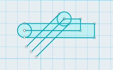 내부 차감용 도형 작도