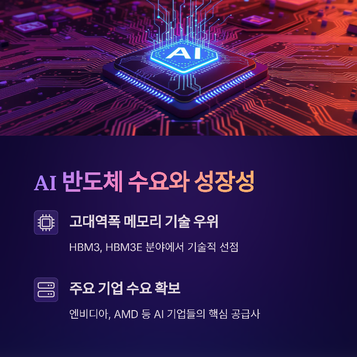 AI 반도체 수요와 성장 기대감