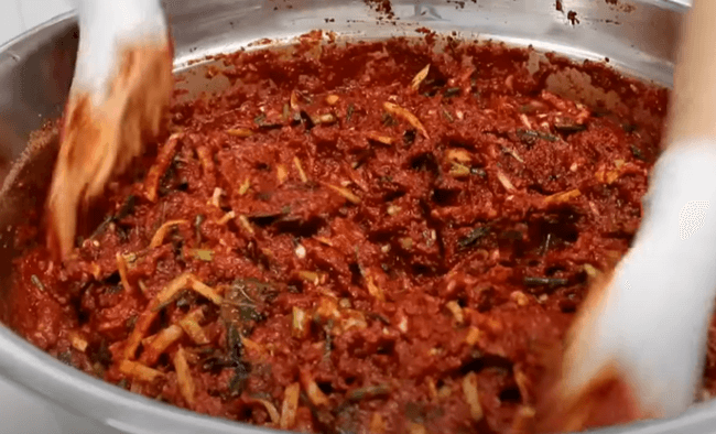 맛있는 김장김치 양념장 완성 썸네일