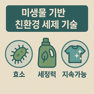 미생물 기반 친환경 세제 기술 관련 사진