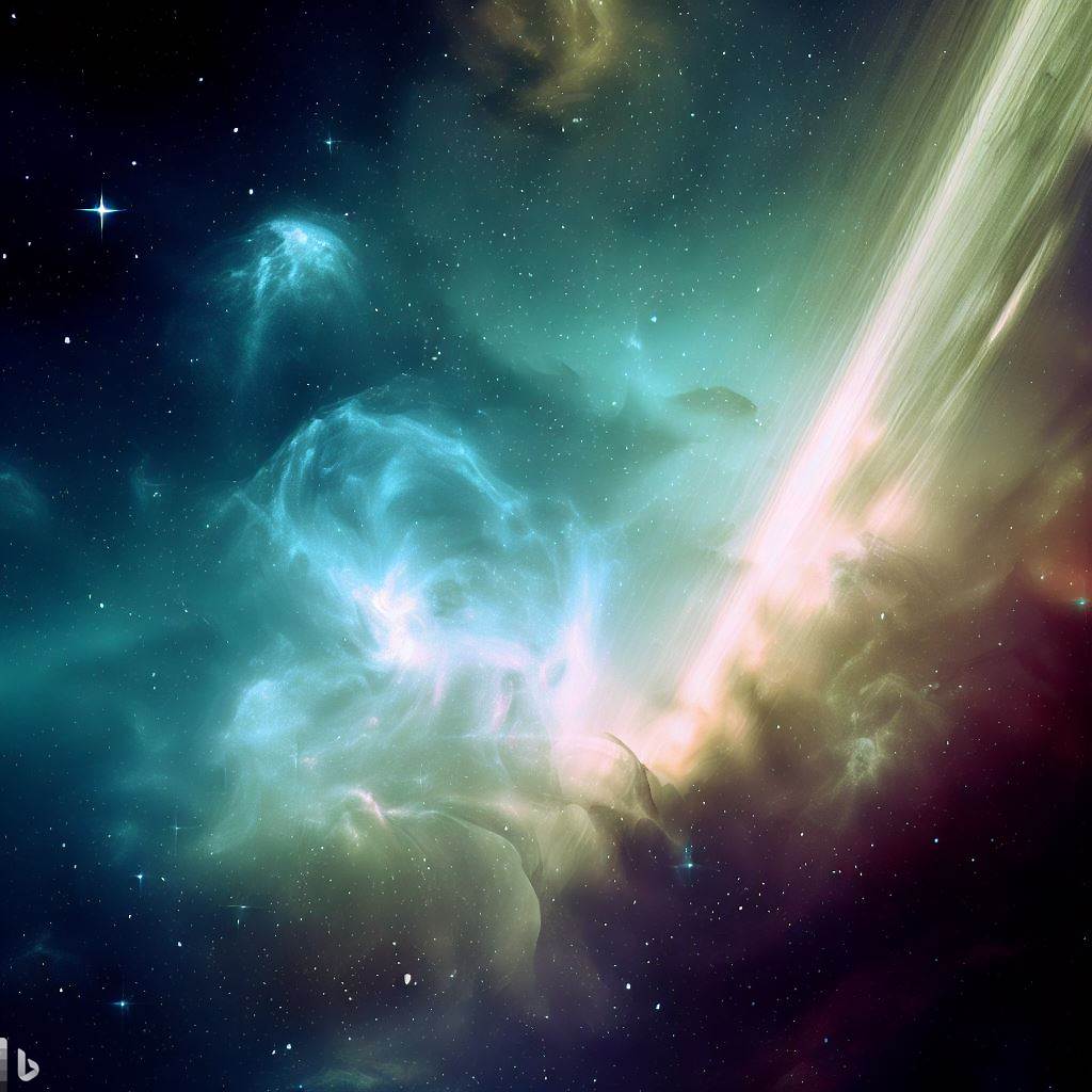 우주공간 가상 이미지