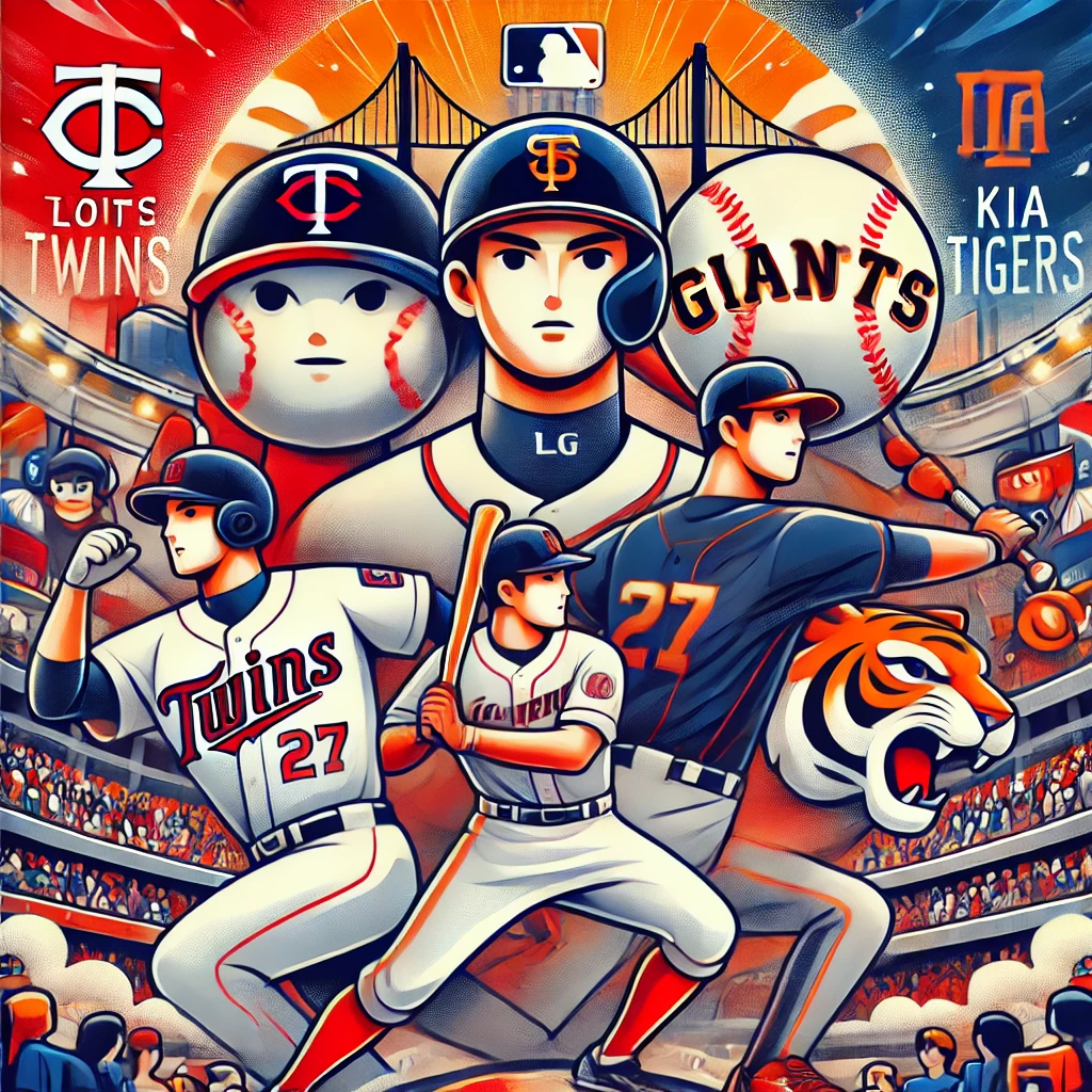 엘지 트윈스, 롯데 자이언츠, 기아 타이거즈 이미지