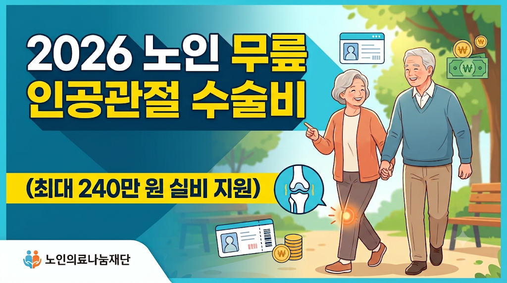 2026 노인 무릎 인공관절 수술비 지원