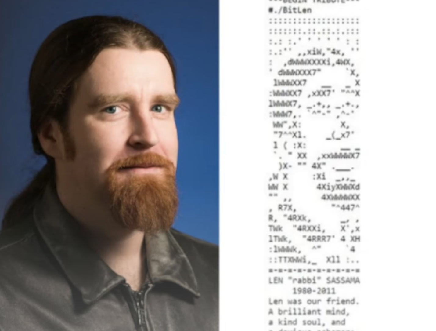 블록에 남겨진 렌 사사만의 얼굴