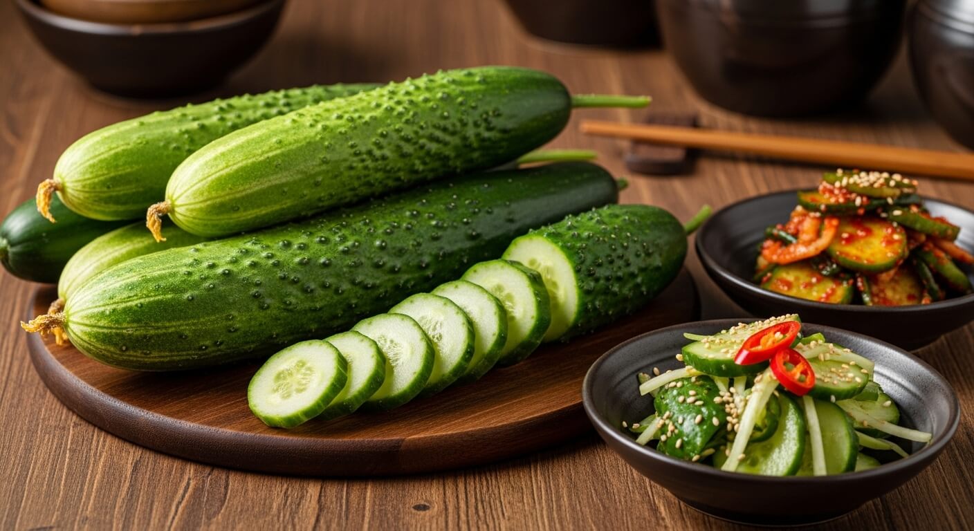 한국 오이 특징 (가시오이&middot;백다다기 중심)