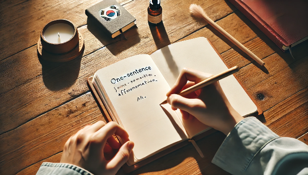 자존감 회복, 매일 1문장으로 가능하다