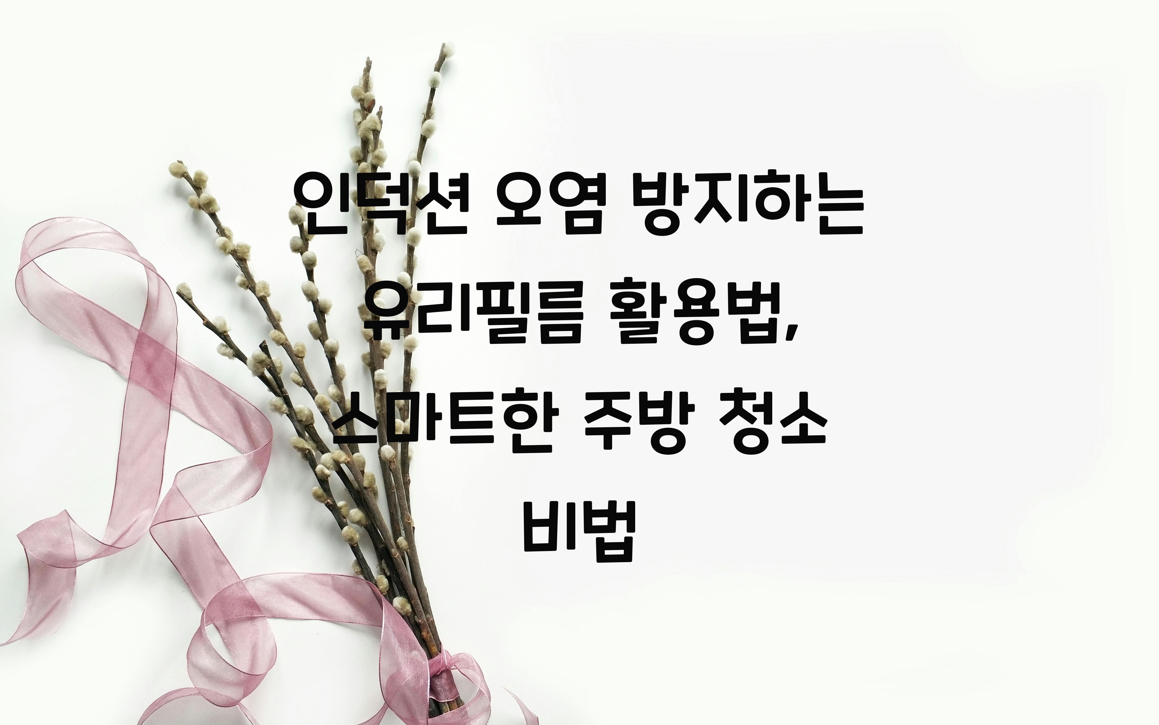 인덕션 오염 방지하는 유리필름 활용법