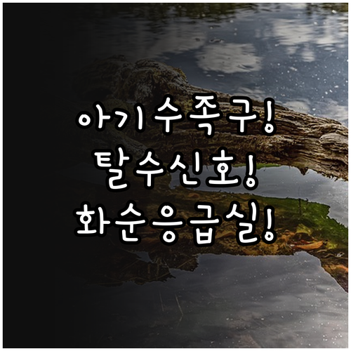 아기 수족구 탈수 위험 신호와 화순 ..