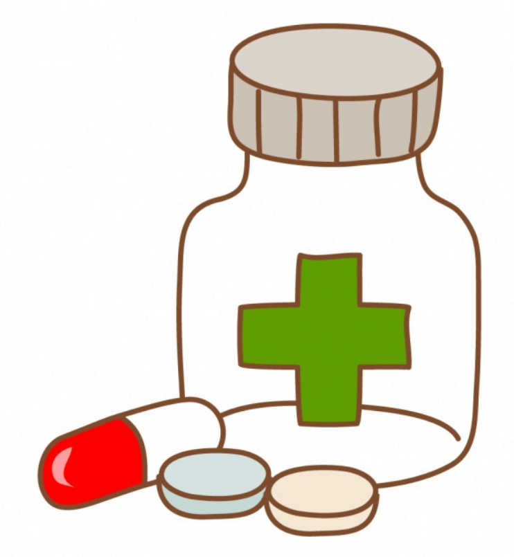 약통-옆-놓여진-캡슐-알약-영양제