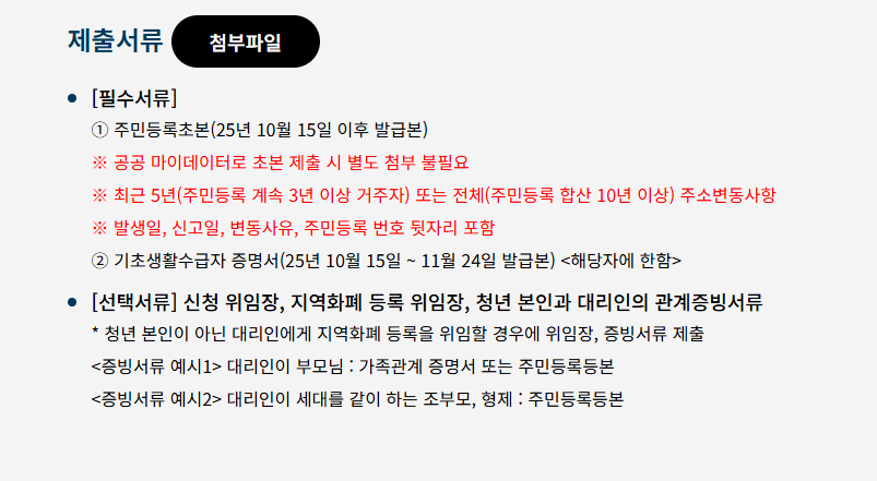 2025 경기도 청년 기본소득 4분기 신청방법